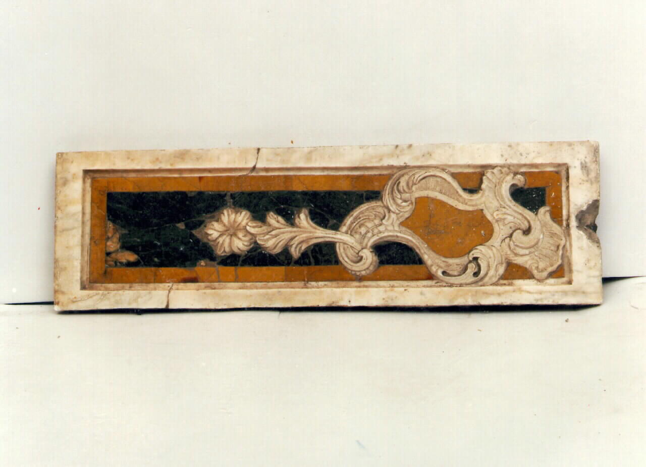 decorazione a intarsio, elemento d'insieme - ambito siciliano (Seconda metà sec. XVIII)