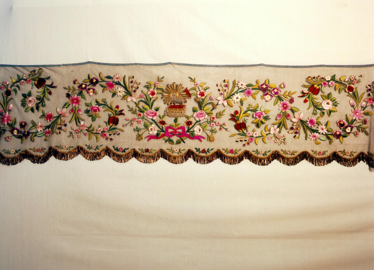 guarnizione di tovaglia d'altare - manifattura siciliana (Fine/inizio secc. XIX/ XX)