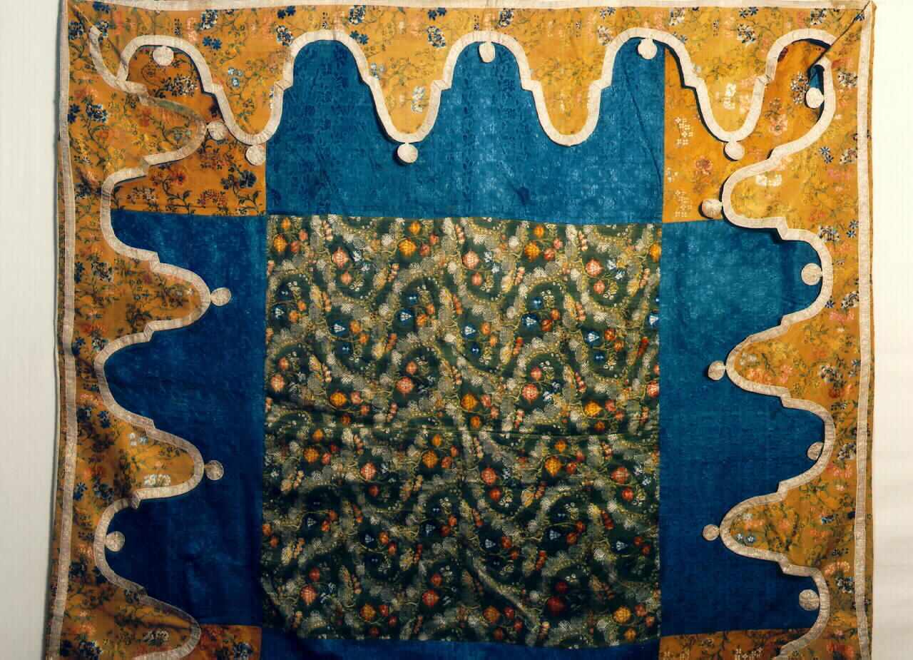 cielo di baldacchino processionale - manifattura siciliana (primo quarto sec. XX, sec. XIX)