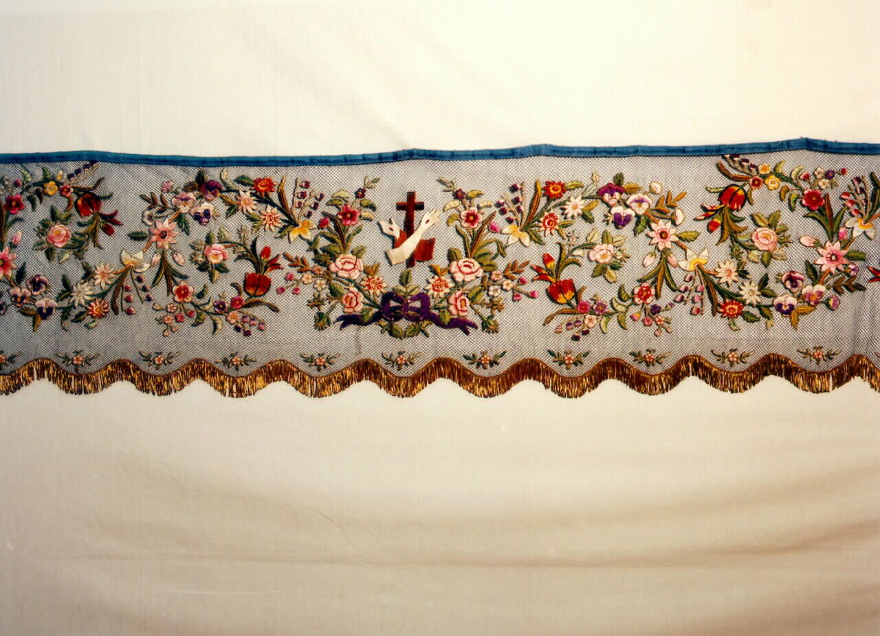 guarnizione di tovaglia d'altare - manifattura siciliana (primo quarto sec. XX)