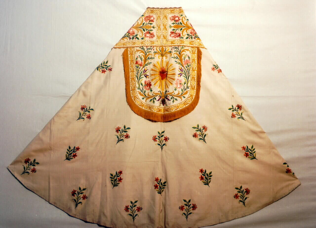 piviale - manifattura siciliana (fine sec. XIX)