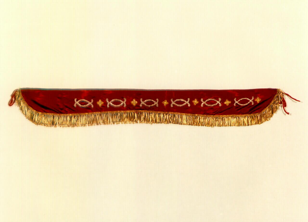 guarnizione di paramento liturgico, serie - manifattura siciliana (primo quarto sec. XX)