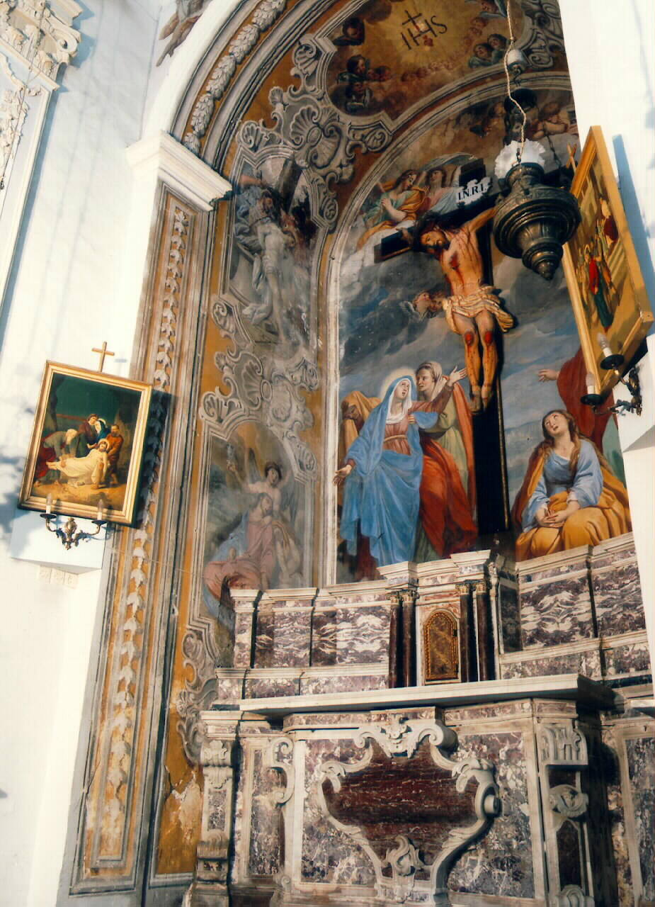 Cristo alla colonna (dipinto murale) - ambito siciliano (sec. XVIII)