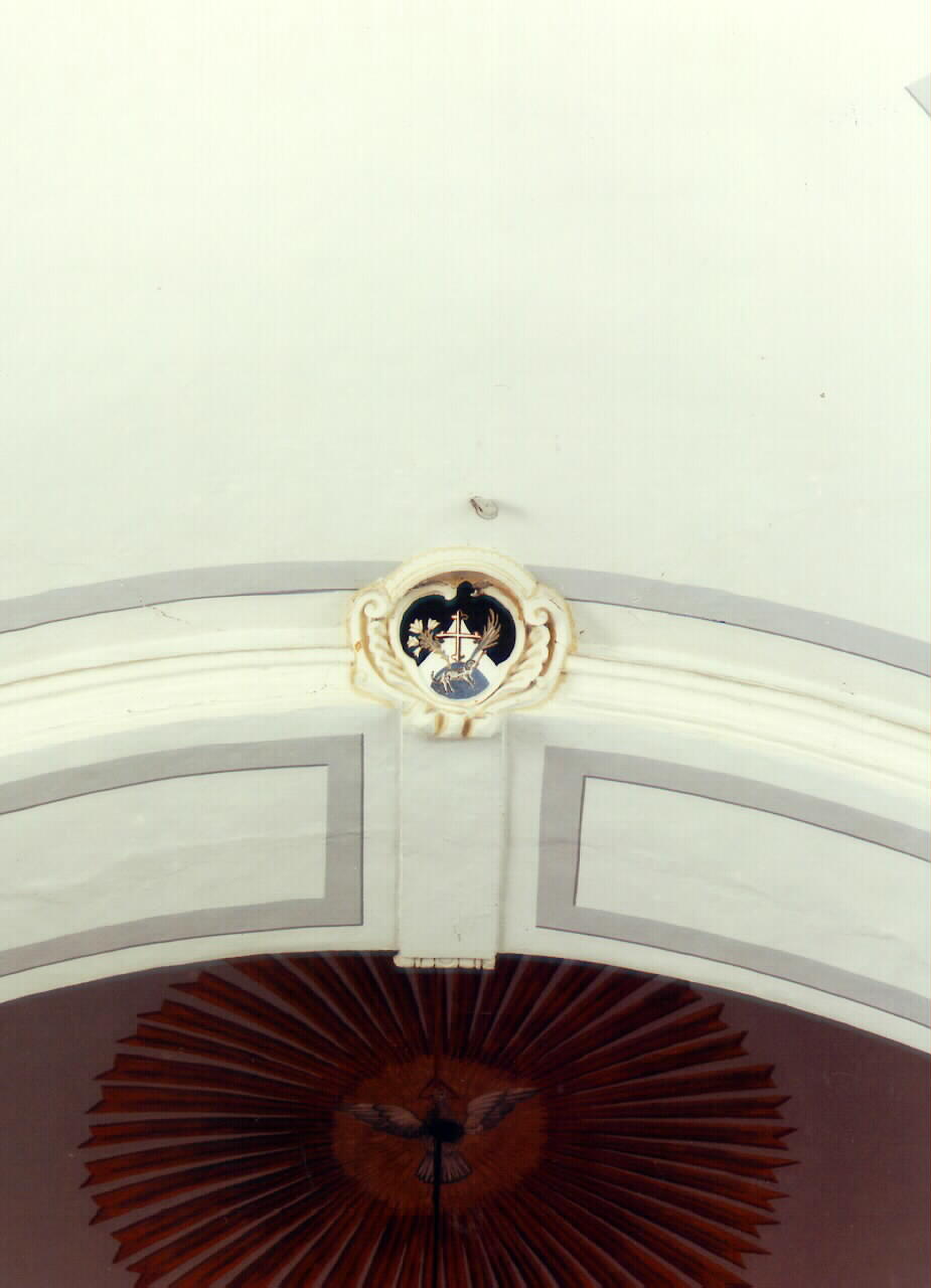 emblema dell'ordine domenicano (rilievo) - ambito siciliano (Seconda metà sec. XIX)