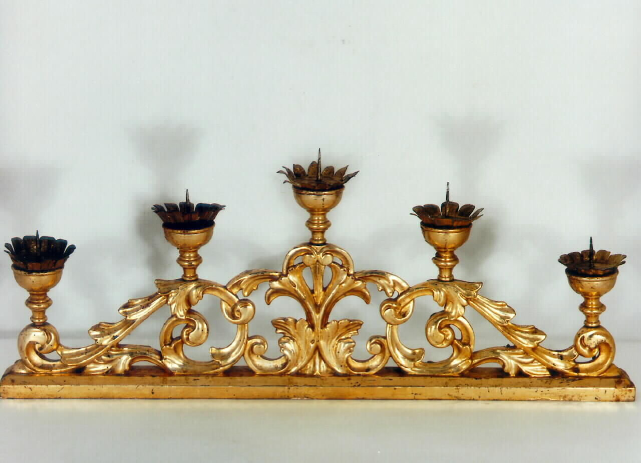 barra di candelabri - produzione siciliana (sec. XVIII)