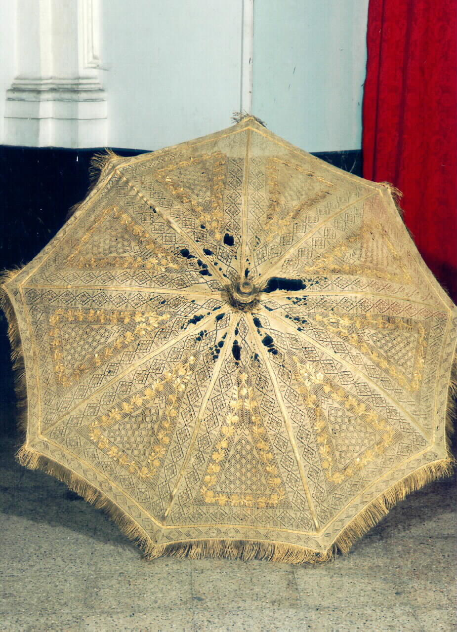 ombrellino processionale - manifattura siciliana (sec. XIX)