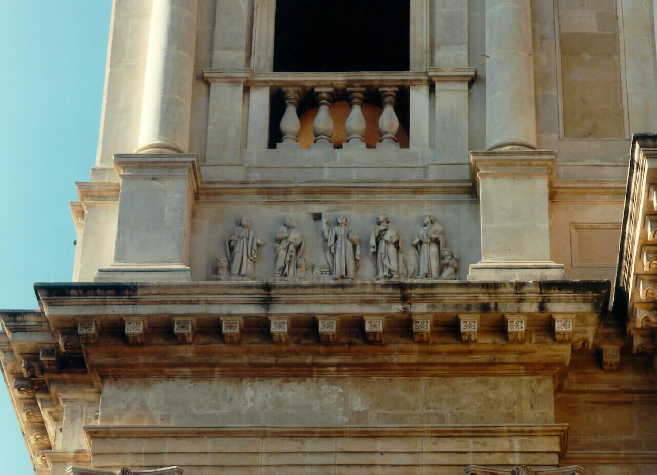 Cristo e gli evangelisti (rilievo) - ambito siciliano (sec. XIX)