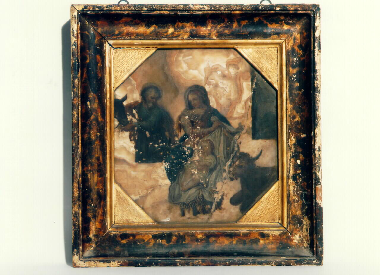 sacra famiglia (dipinto) - ambito siciliano (Prima metà sec. XIX)