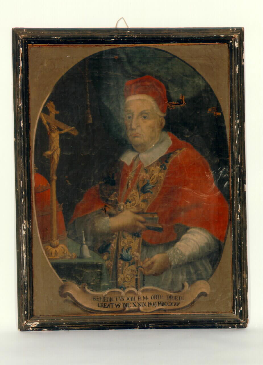 ritratto di Benedetto XIII (dipinto) - ambito siciliano (sec. XVIII)