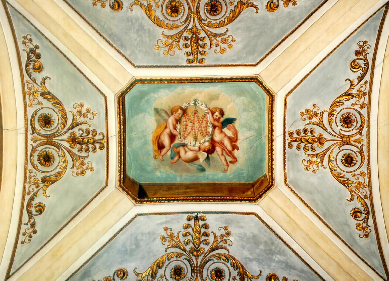 decorazione plastico-pittorica - ambito siciliano (fine sec. XVIII)