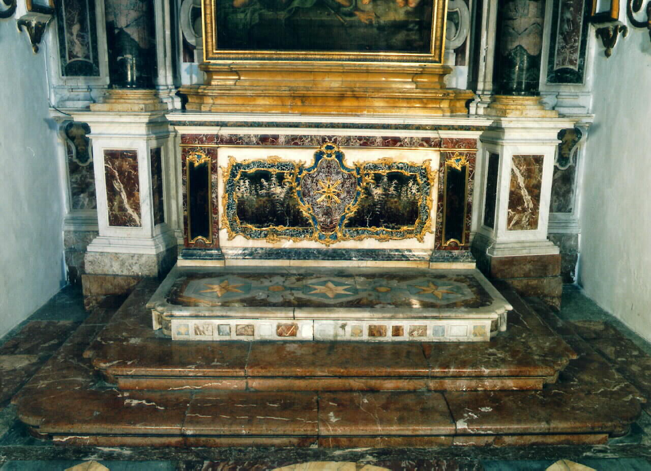 altare - ambito siciliano (Seconda metà, primo quarto sec. XVIII, sec. XX)