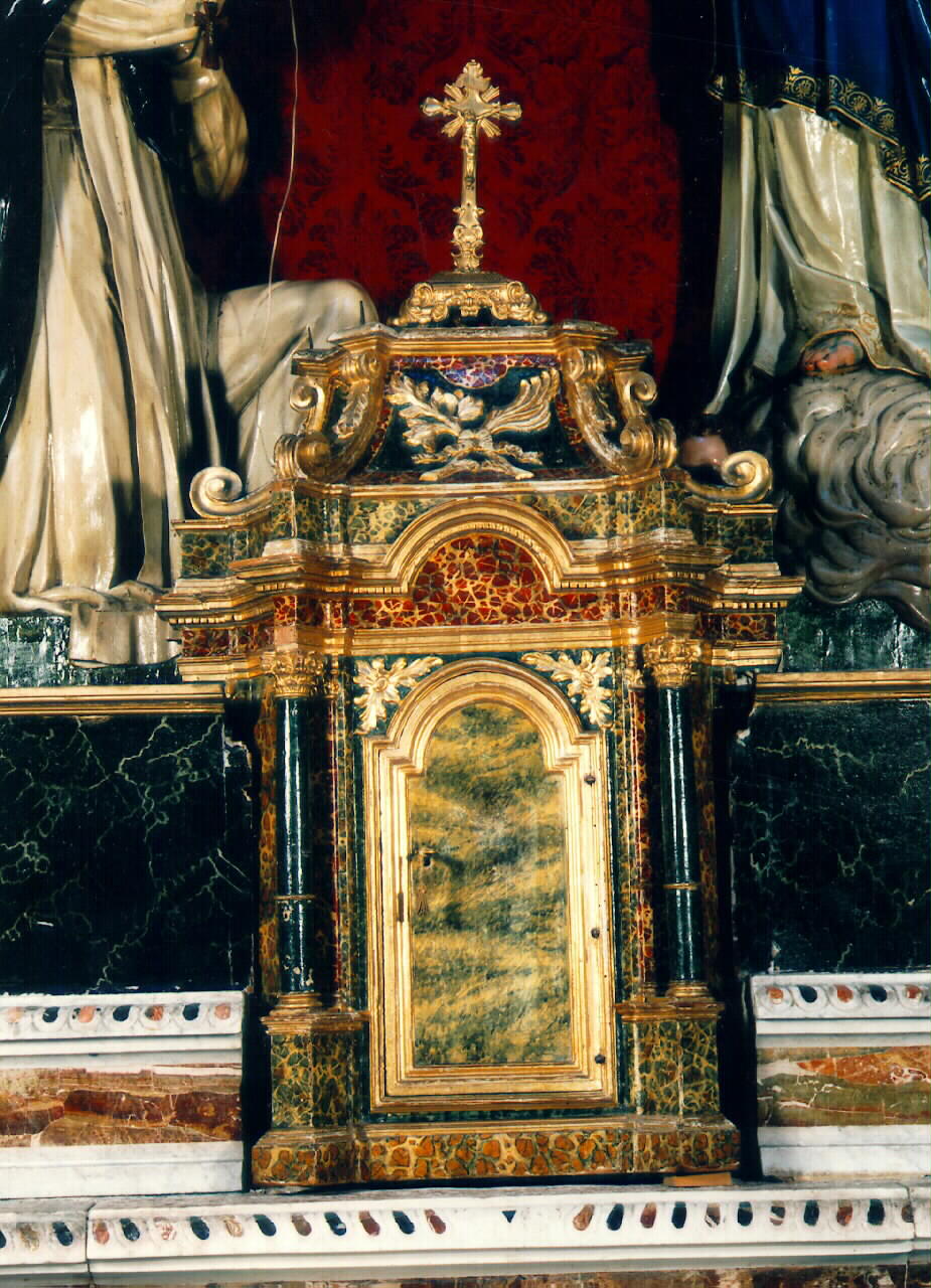 tabernacolo - a tempietto - ambito siciliano (Seconda metà sec. XVIII)