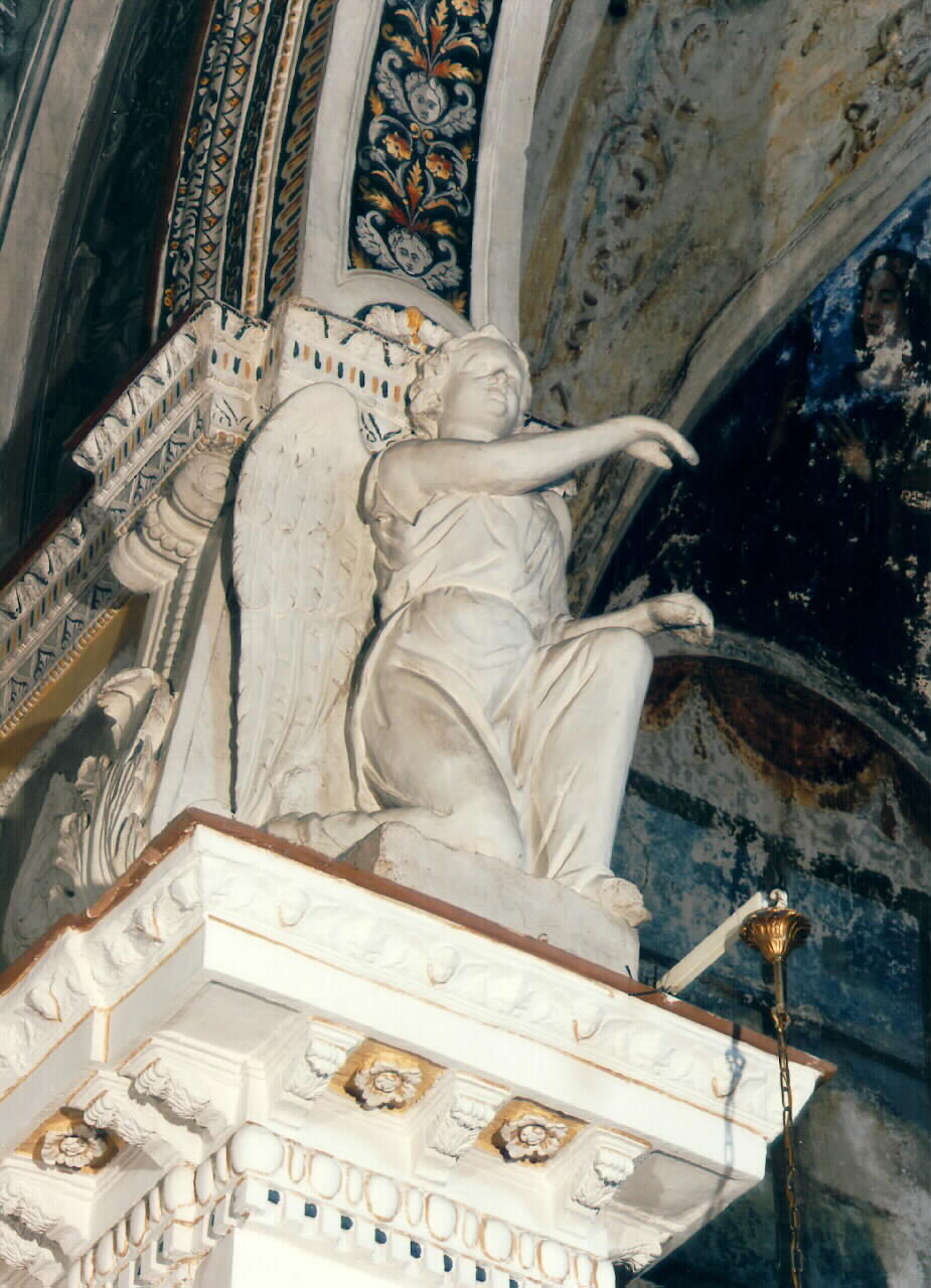 angelo (statua, serie) - ambito siciliano (ultimo quarto sec. XIX)