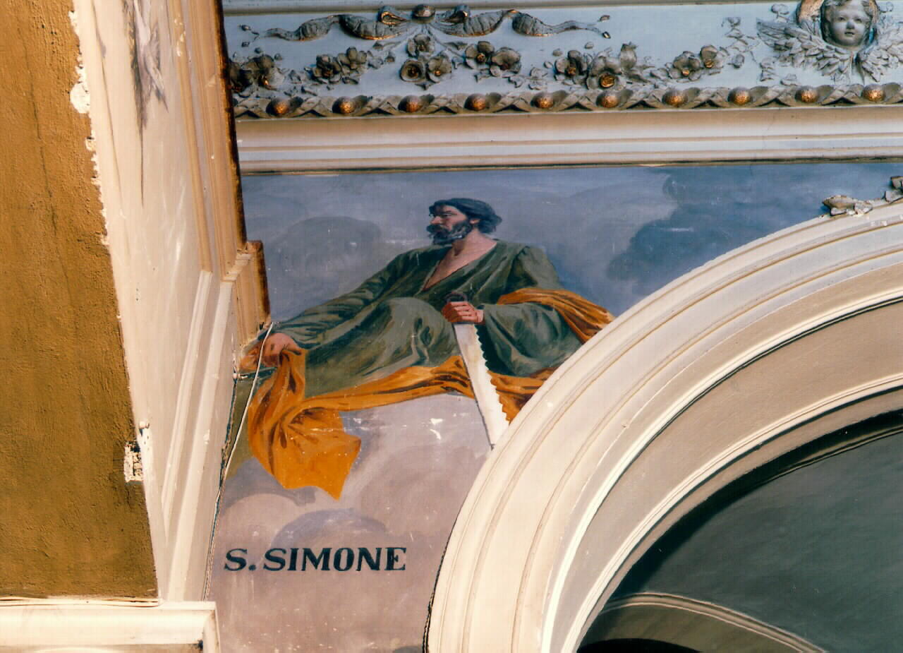 San Simone apostolo (dipinto murale) - ambito siciliano (Fine/inizio secc. XIX/ XX)