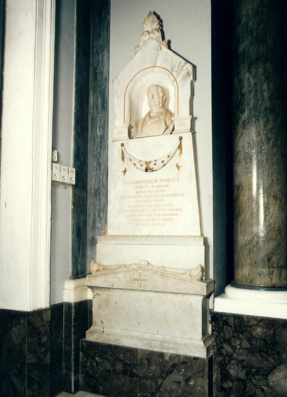 monumento sepolcrale - ambito siciliano (ultimo quarto sec. XIX)