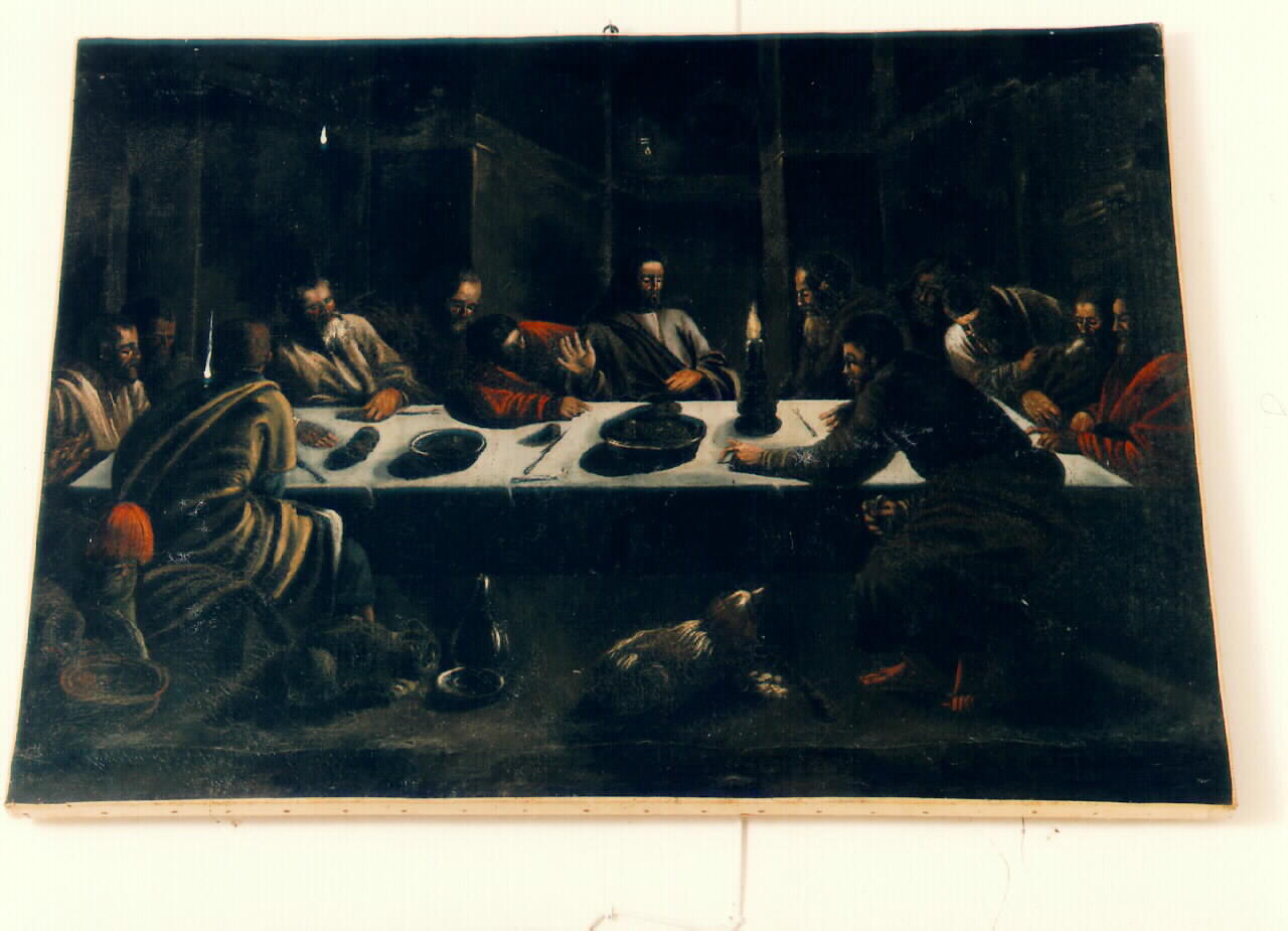ultima cena (dipinto) - ambito siciliano (sec. XVIII)