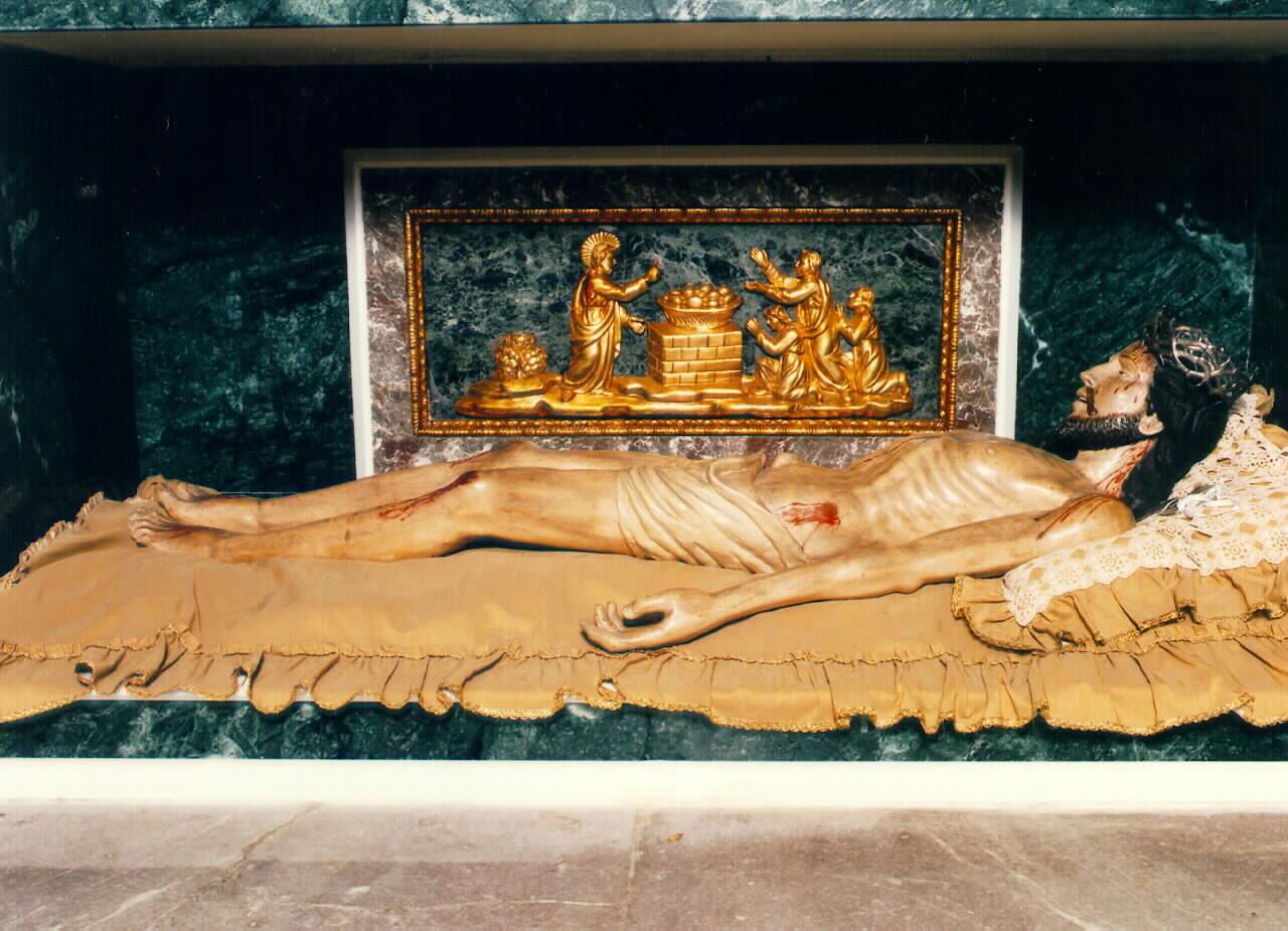 Cristo morto (statua) - ambito siciliano (primo quarto sec. XX)