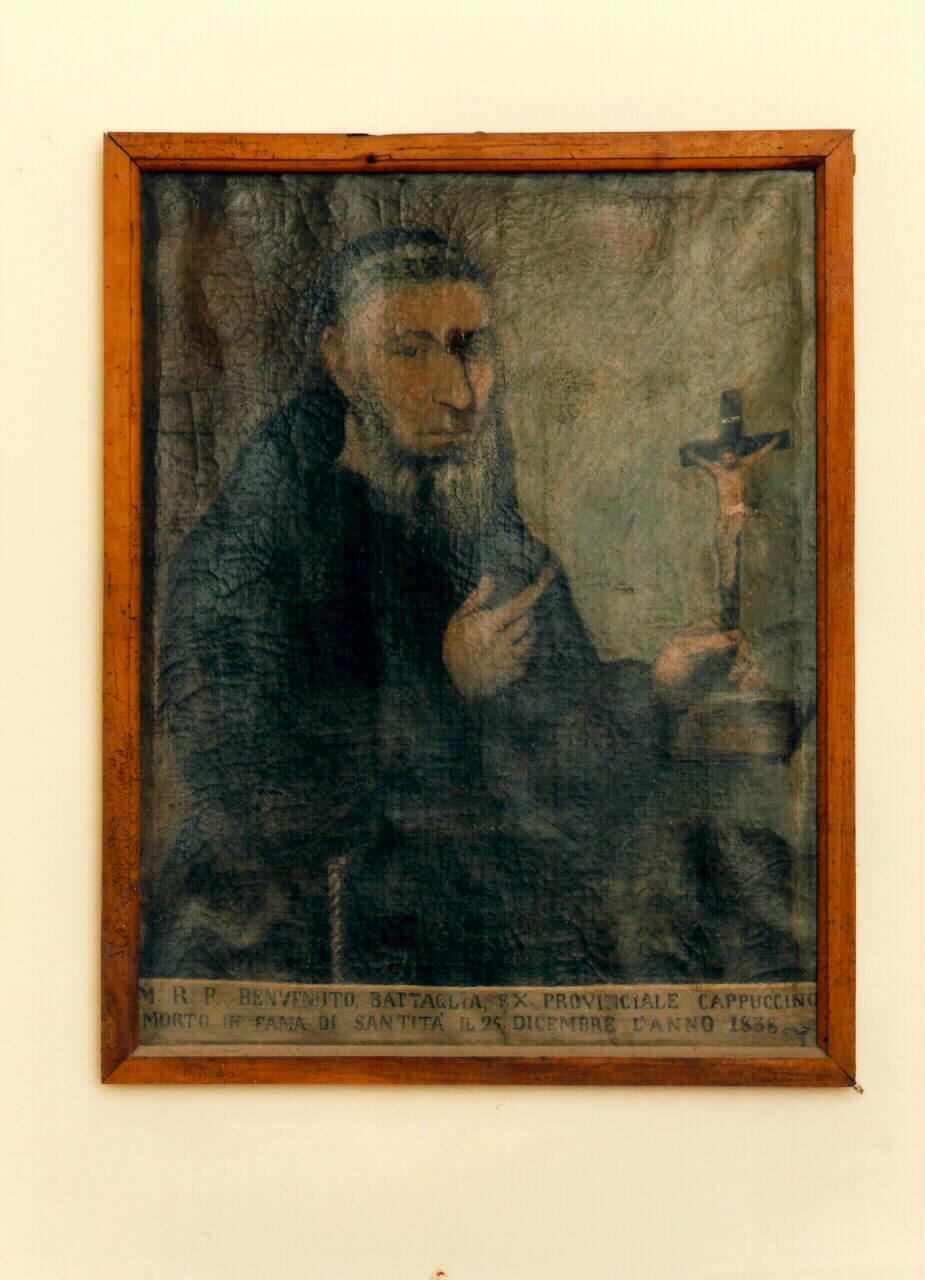 ritratto di padre Benvenuto Battaglia (dipinto) - ambito siciliano (sec. XIX)