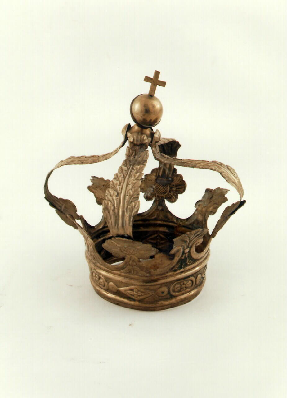 corona da statua - bottega siciliana (Prima metà sec. XIX)
