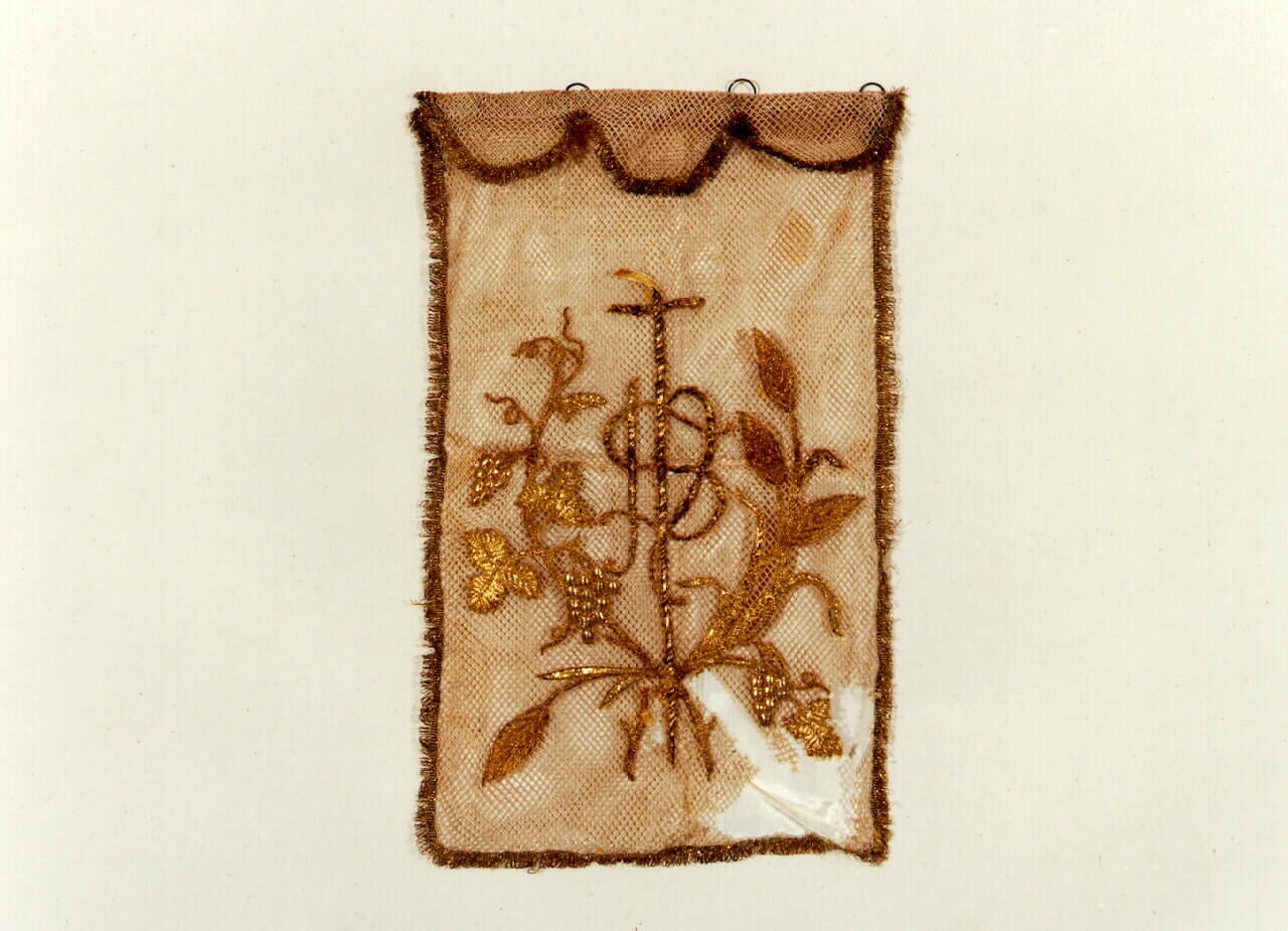 conopeo di tabernacolo - a cortina - manifattura siciliana (Seconda metà sec. XIX)