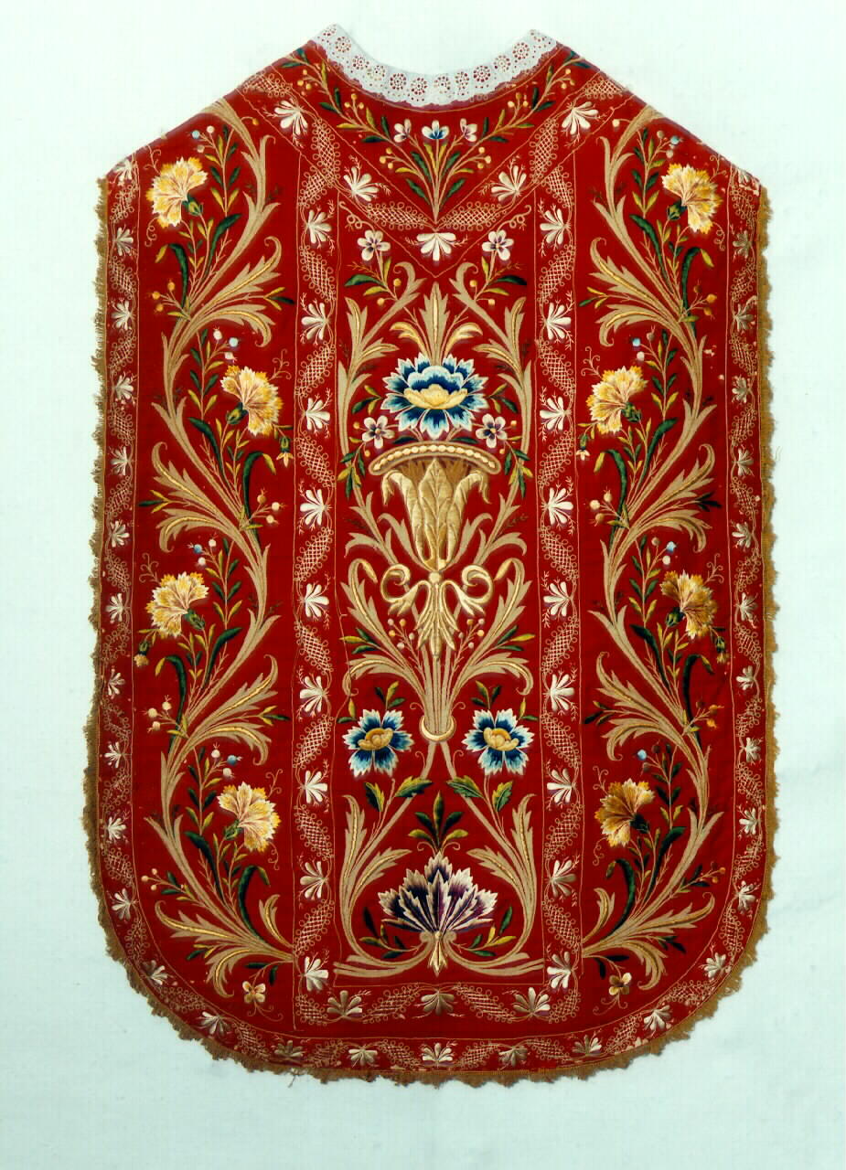 pianeta - manifattura siciliana (Seconda metà sec. XIX)