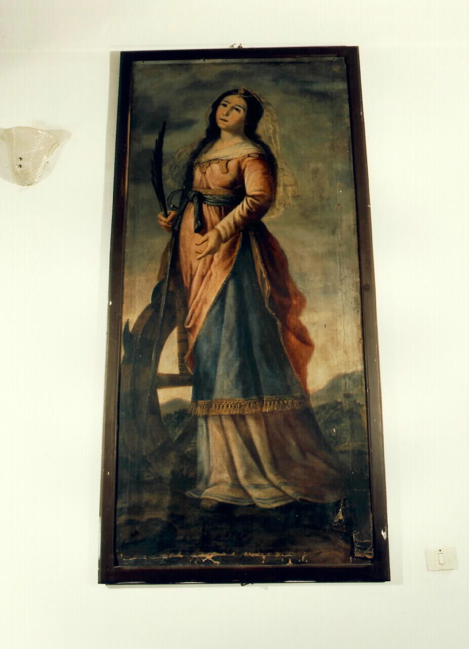 Santa Caterina d'Alessandria (dipinto) - ambito siciliano (sec. XIX)