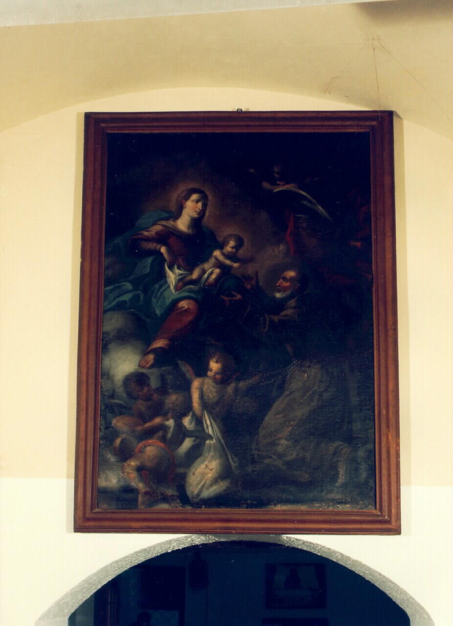 Madonna con Bambino e San Felice da Cantalice (dipinto) - ambito siciliano (Prima metà sec. XVIII)