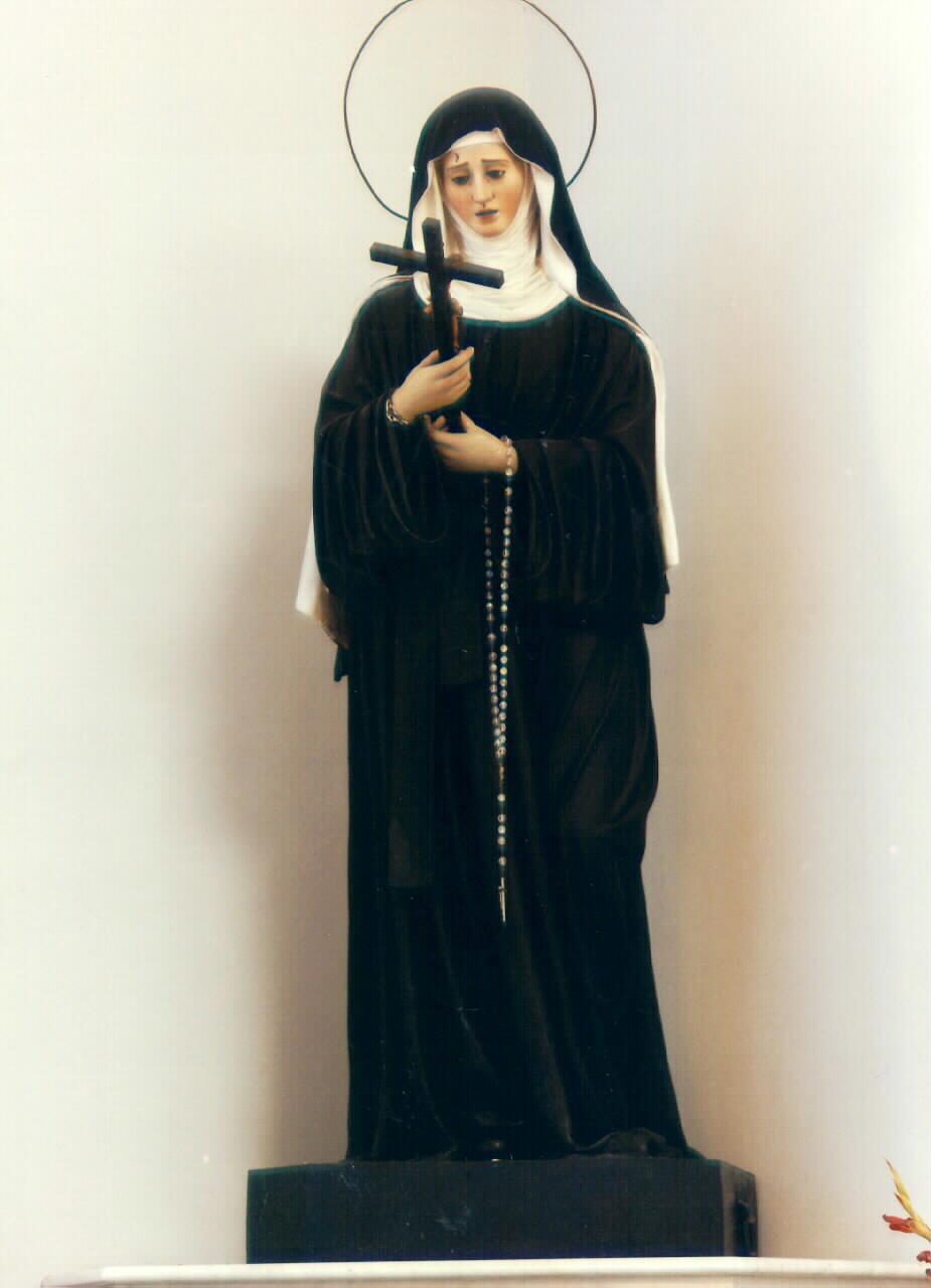 Santa Rita da Cascia (statua) - ambito siciliano (Seconda metà sec. XIX)