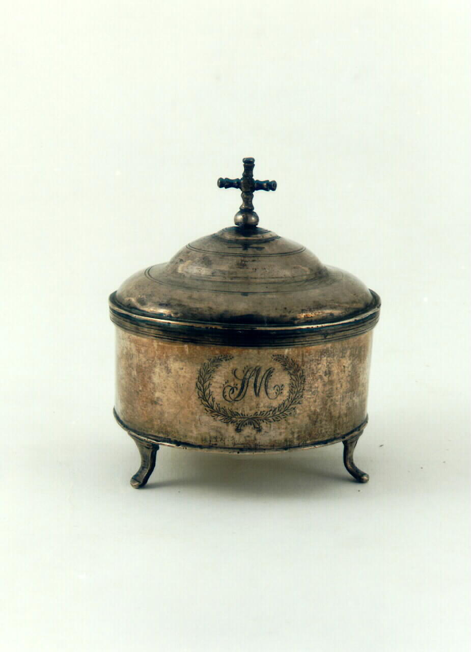 teca eucaristica - bottega siciliana (sec. XIX)