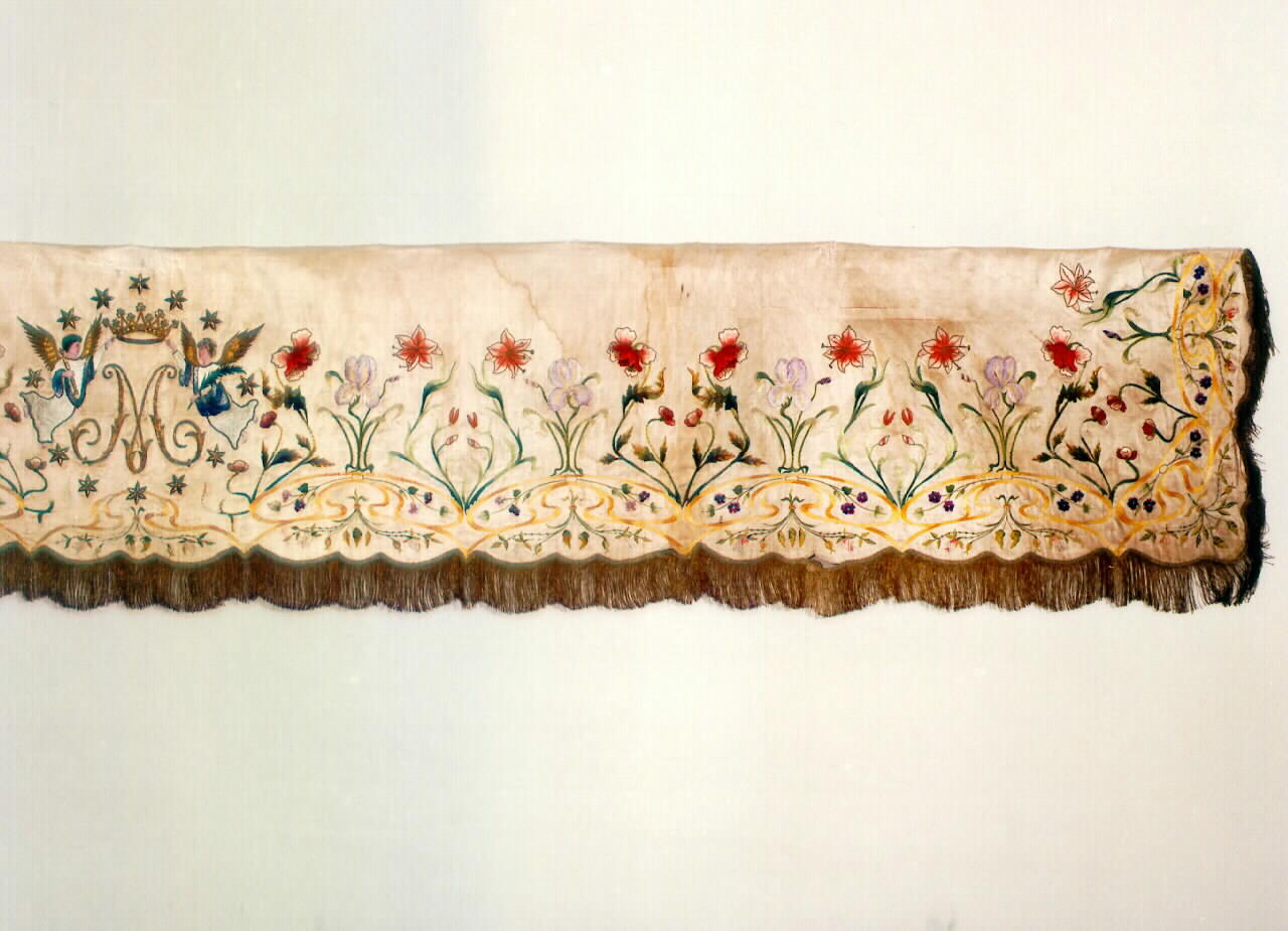 guarnizione di tovaglia d'altare - manifattura siciliana (fine sec. XIX)