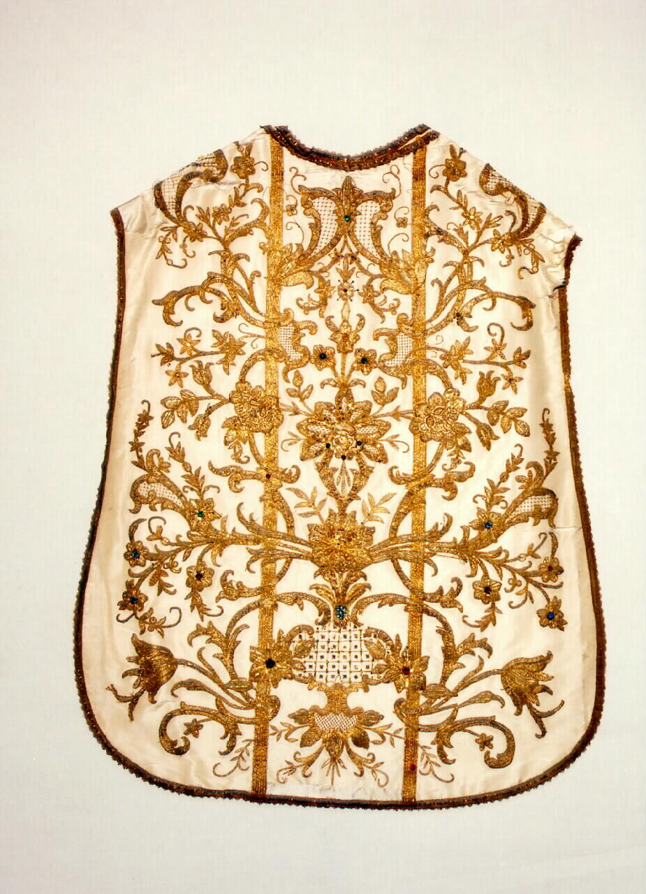 pianeta - manifattura siciliana (Seconda metà sec. XVIII)