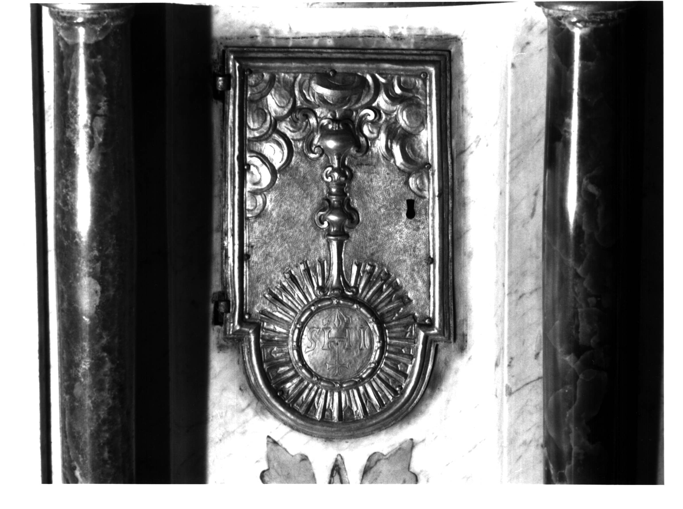 OSTENSORIO (SPORTELLO) - ambito romano (Prima metà SEC. XVIII)