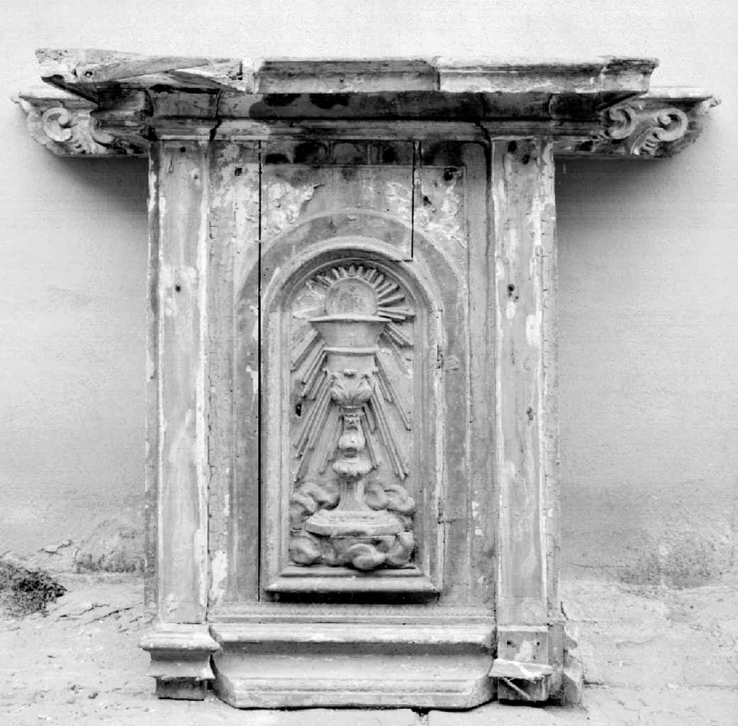 calice eucaristico (tabernacolo) - produzione fiorentina (secc. XVII/ XVIII)