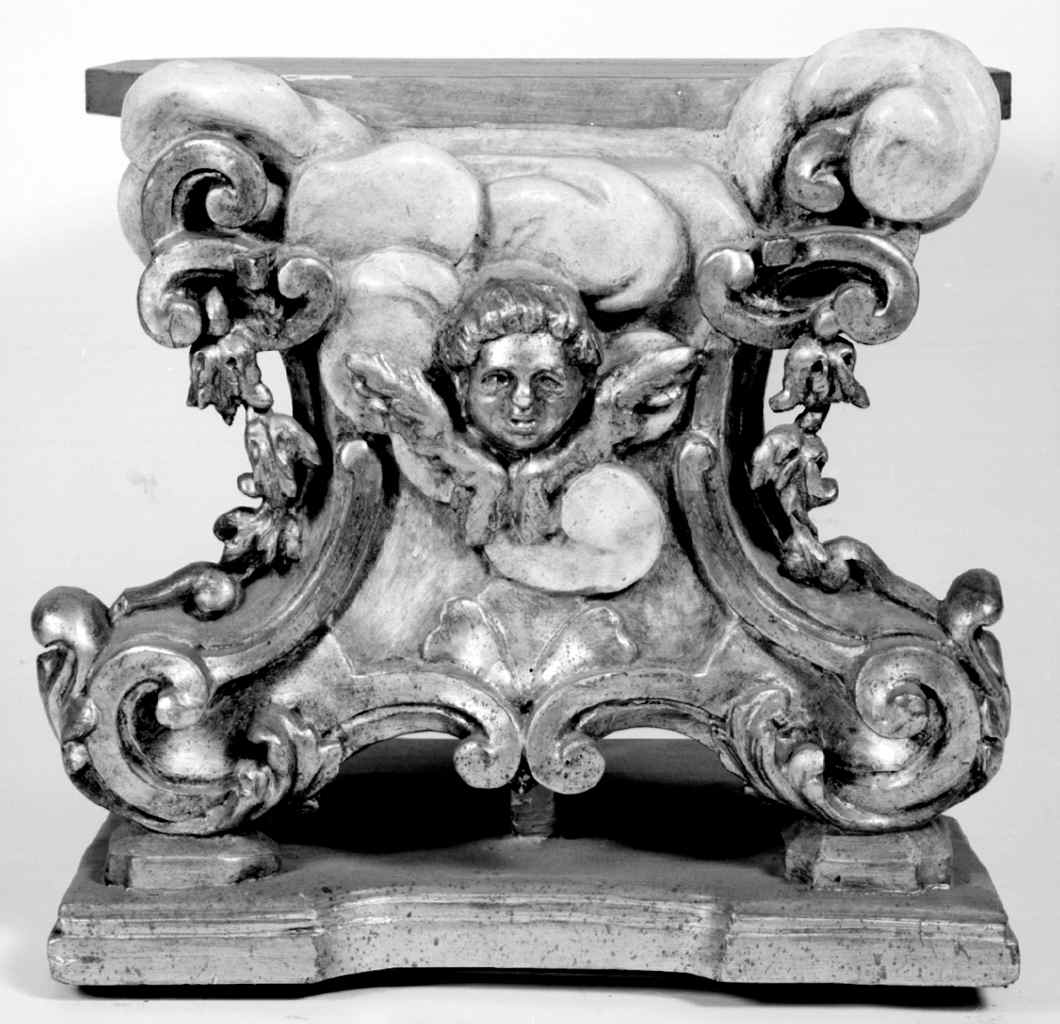 cherubino tra nuvole (espositorio eucaristico) - produzione toscana (seconda metà sec. XVIII)