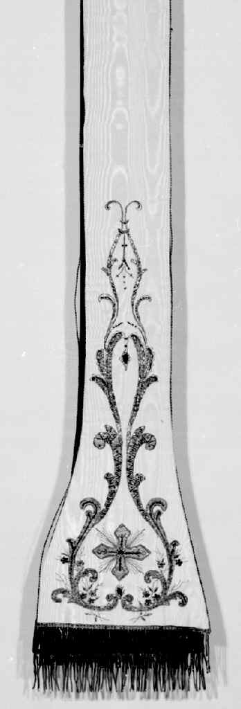 stola, elemento d'insieme - manifattura toscana (prima metà sec. XIX)