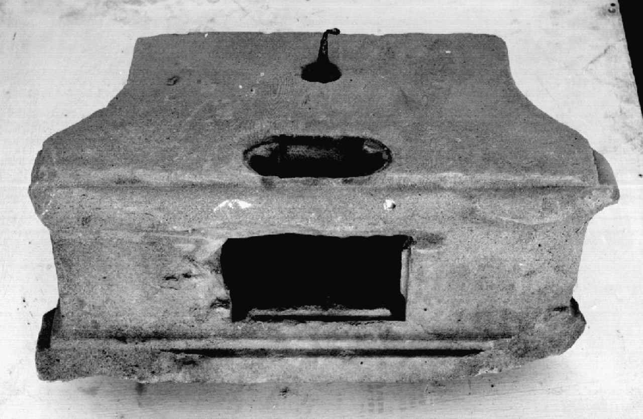 cassetta per elemosine, frammento - produzione toscana (sec. XV)