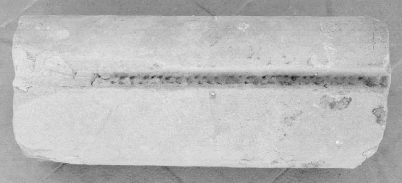 cornice architettonica, frammento - produzione toscana (sec. XIV)