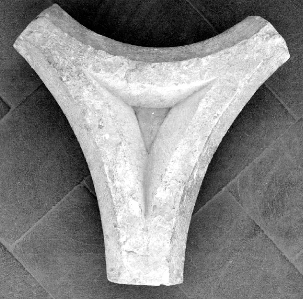 ghiera, frammento - produzione fiorentina (sec. XIV)