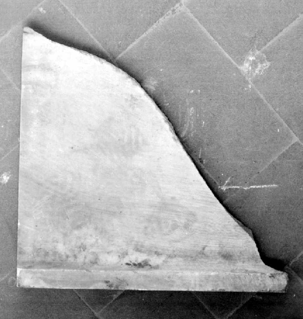 lastra, frammento - produzione fiorentina (sec. XIX)