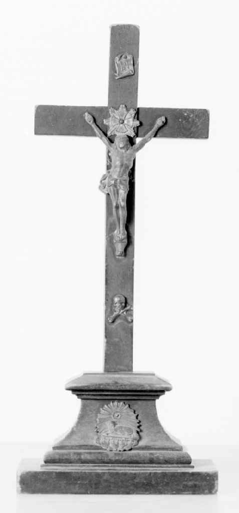 Cristo crocifisso e Agnus Dei (croce da tavolo) - bottega toscana (seconda metà sec. XVIII)