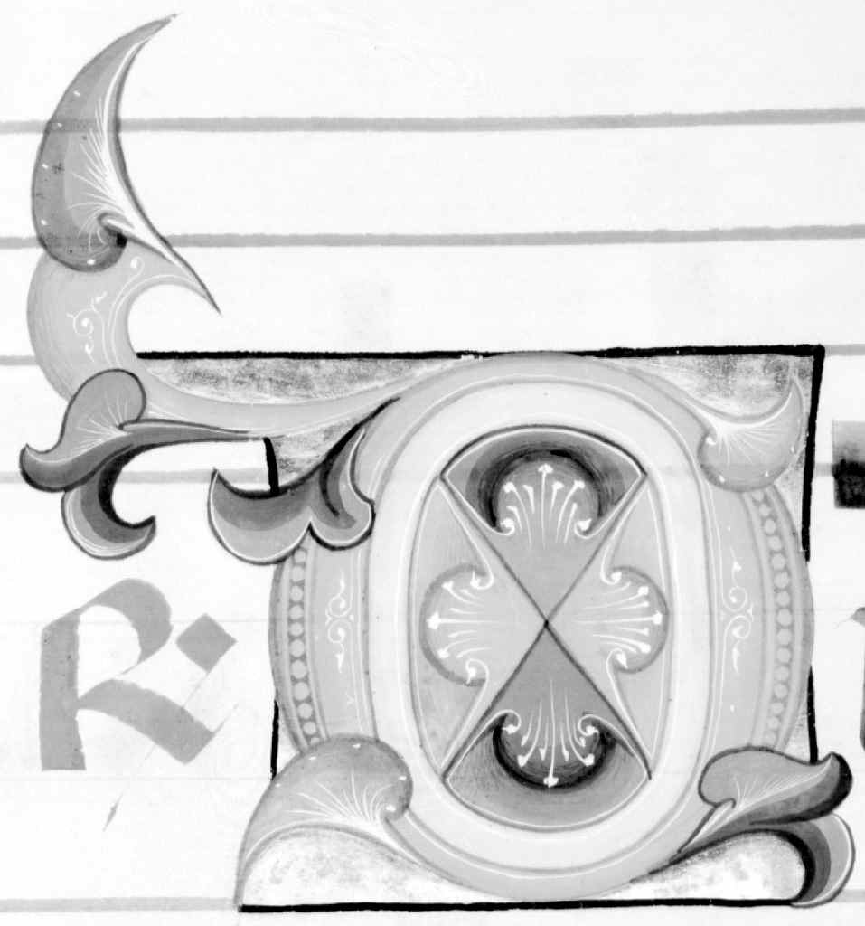 lettera D (miniatura) di Simone Camaldolese (e aiuti) (sec. XIV, sec. XIV)