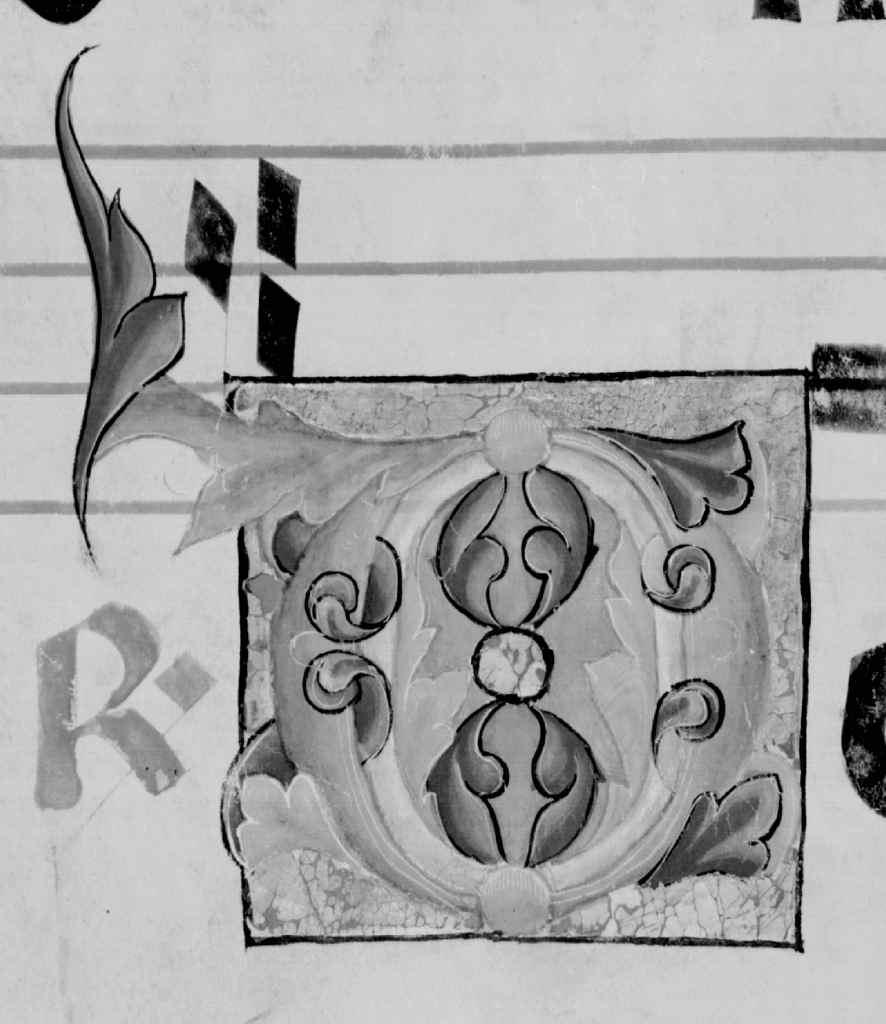 lettera D (miniatura) di Simone Camaldolese (e aiuti) (sec. XIV, sec. XIV)