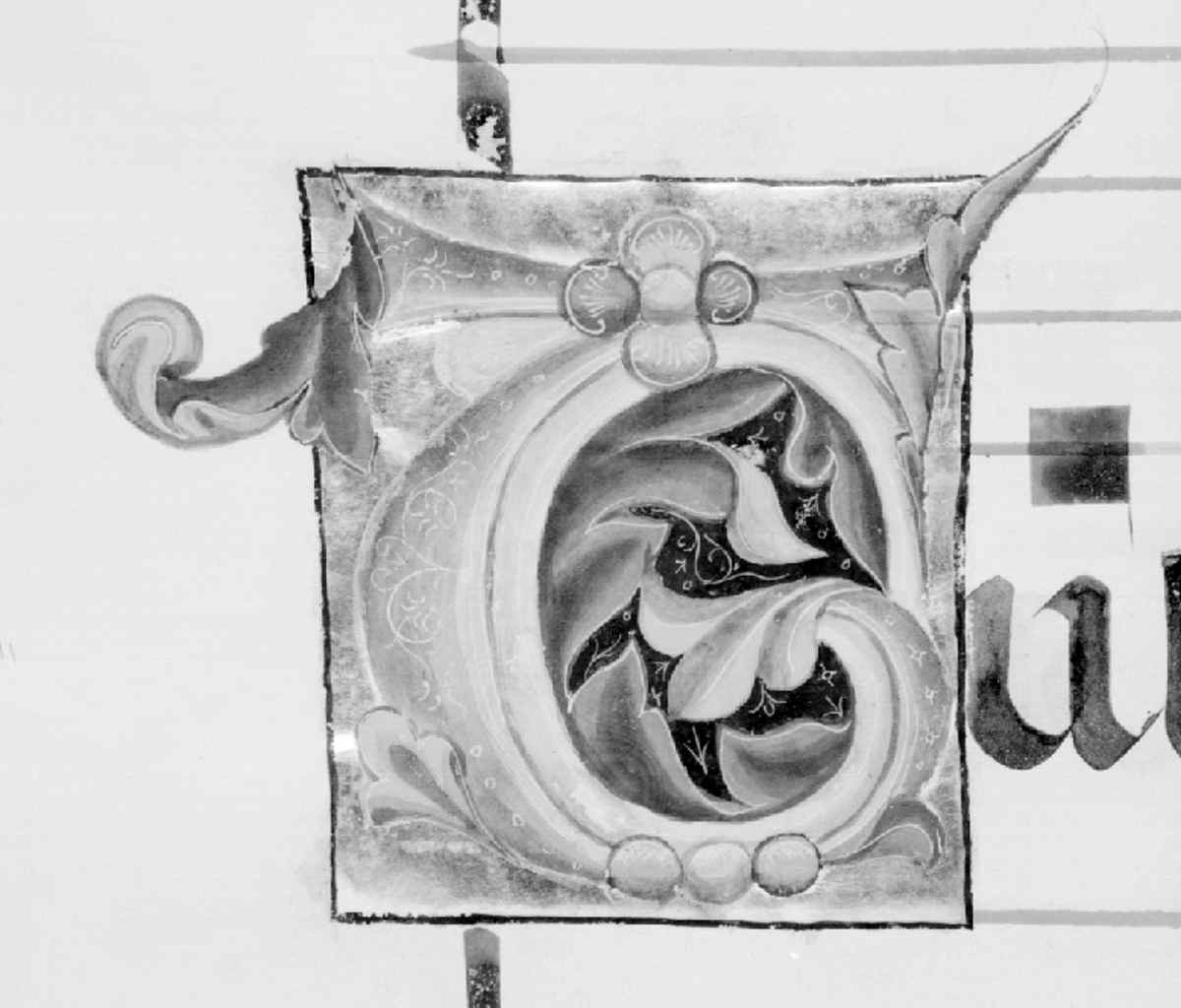 lettera T (miniatura) di Simone Camaldolese (e aiuti) (sec. XIV, sec. XIV)