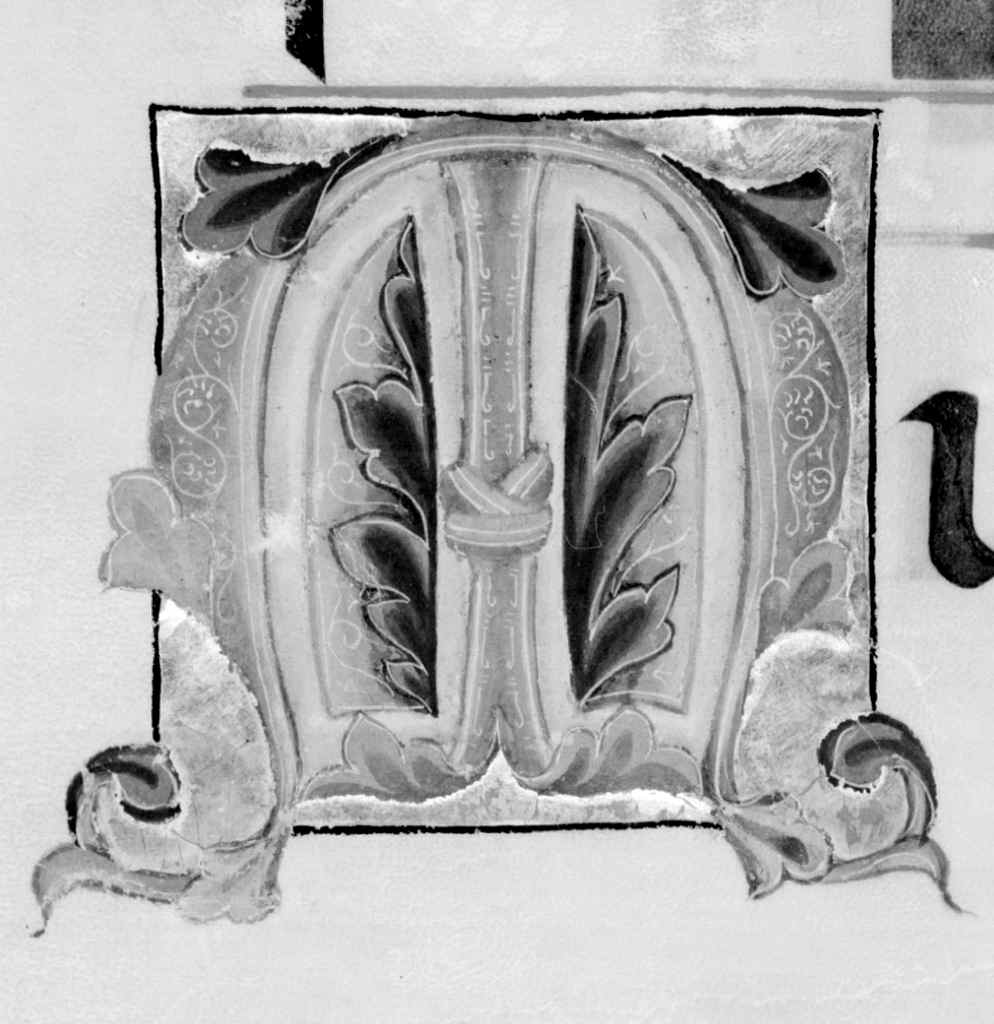 lettera M (miniatura) di Simone Camaldolese (e aiuti) (sec. XIV, sec. XIV)