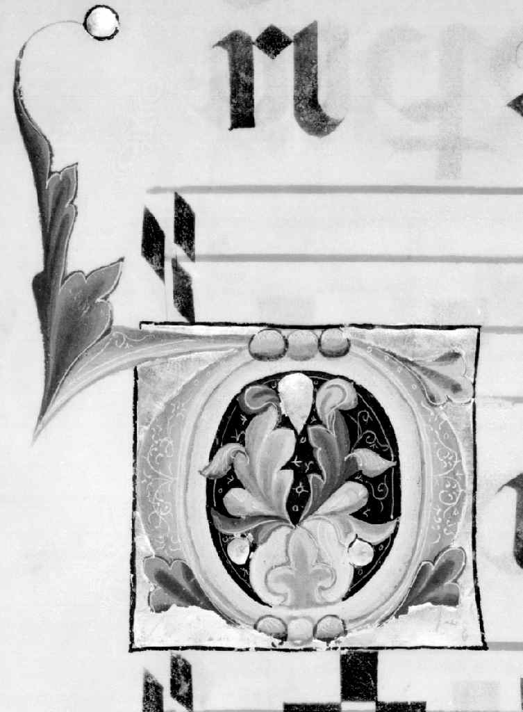 lettera D (miniatura) di Simone Camaldolese (e aiuti) (sec. XIV, sec. XIV)