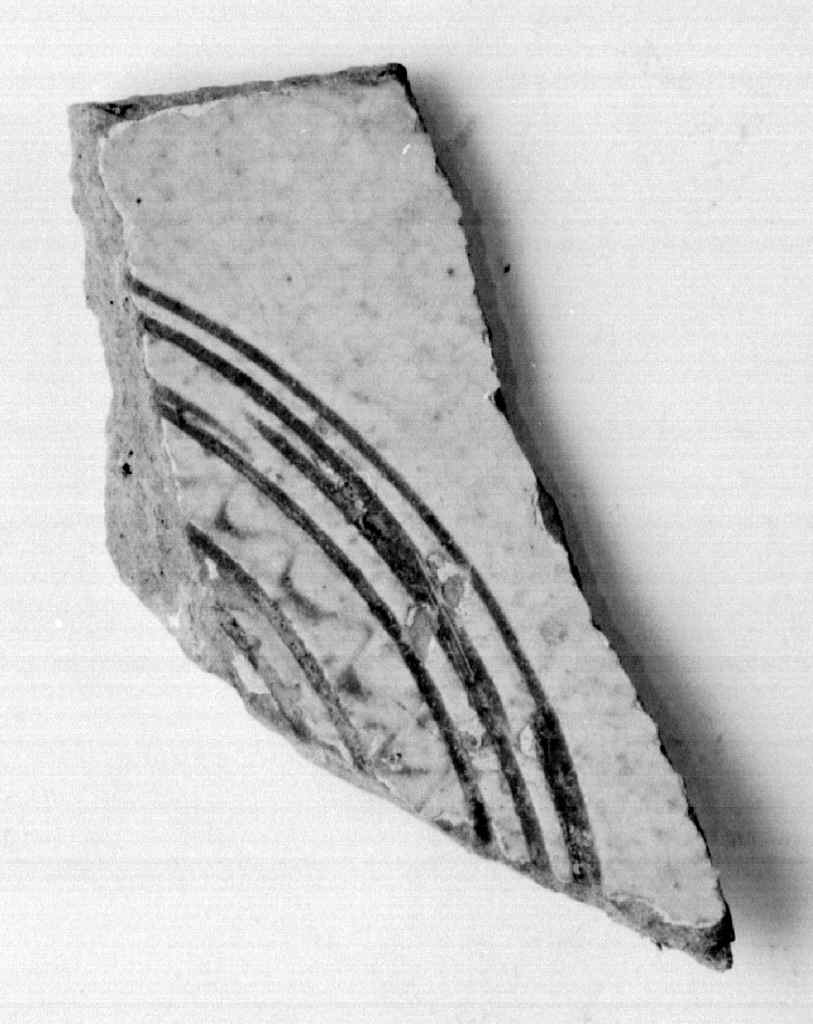 piatto, frammento - manifattura italiana (sec. XVII)