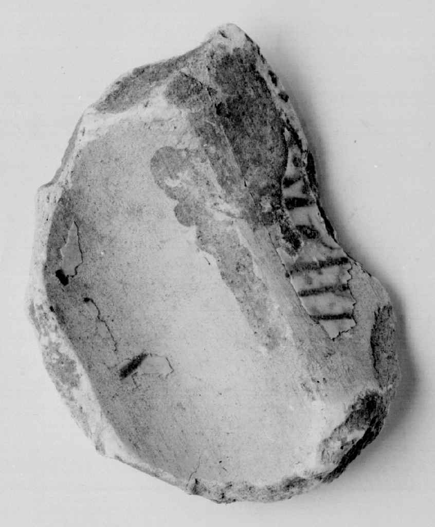 vaso, frammento - manifattura italiana (secc. XVI/ XVII)