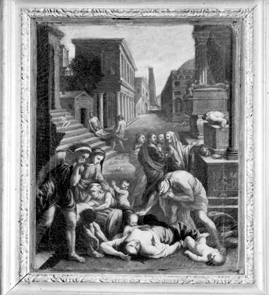 peste di Azoth (dipinto) - ambito romano (sec. XVII)
