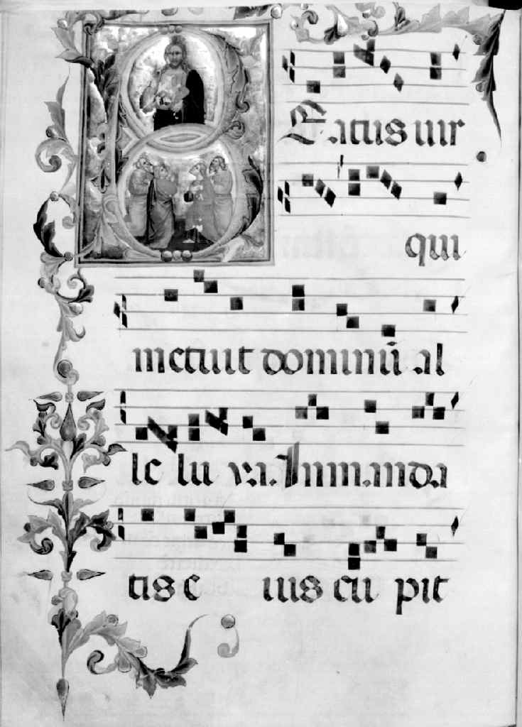 antifonario di Simone Camaldolese (e aiuti), Soldini Paolo (e aiuti), Cenni di Francesco di Ser Cenni, Ser Monte - ambito fiorentino (sec. XIV)