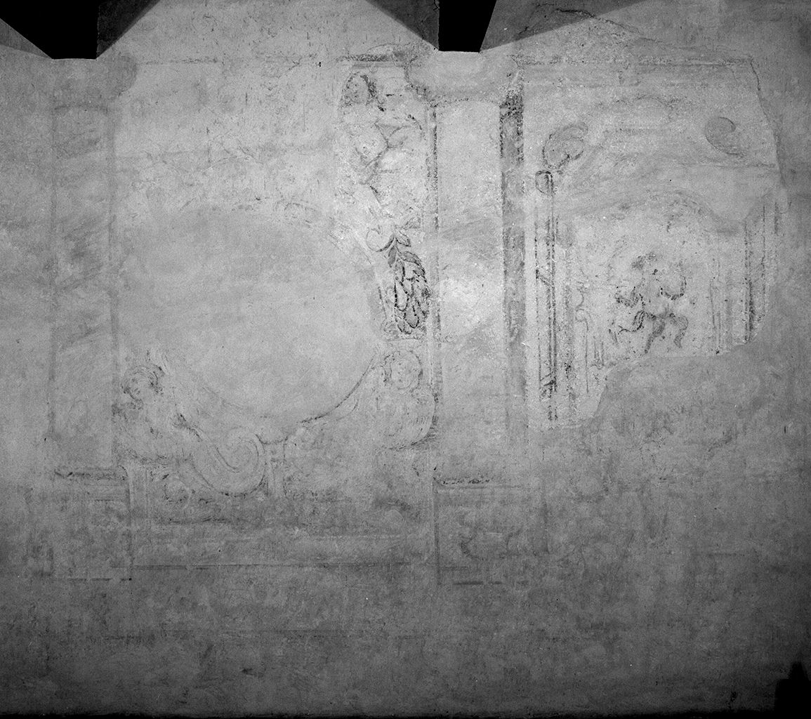 angioletti entro quadrature (dipinto) - ambito fiorentino (secc. XVII/ XVIII)